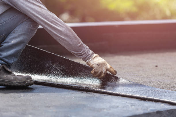 Professional Waterproofing technician working in Marlboro, NJ